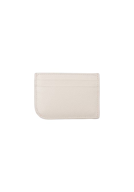Portacarte In Pelle Bianca Con Logo Argentato ALEXANDER MCQUEEN | 813545-1VDCC9701